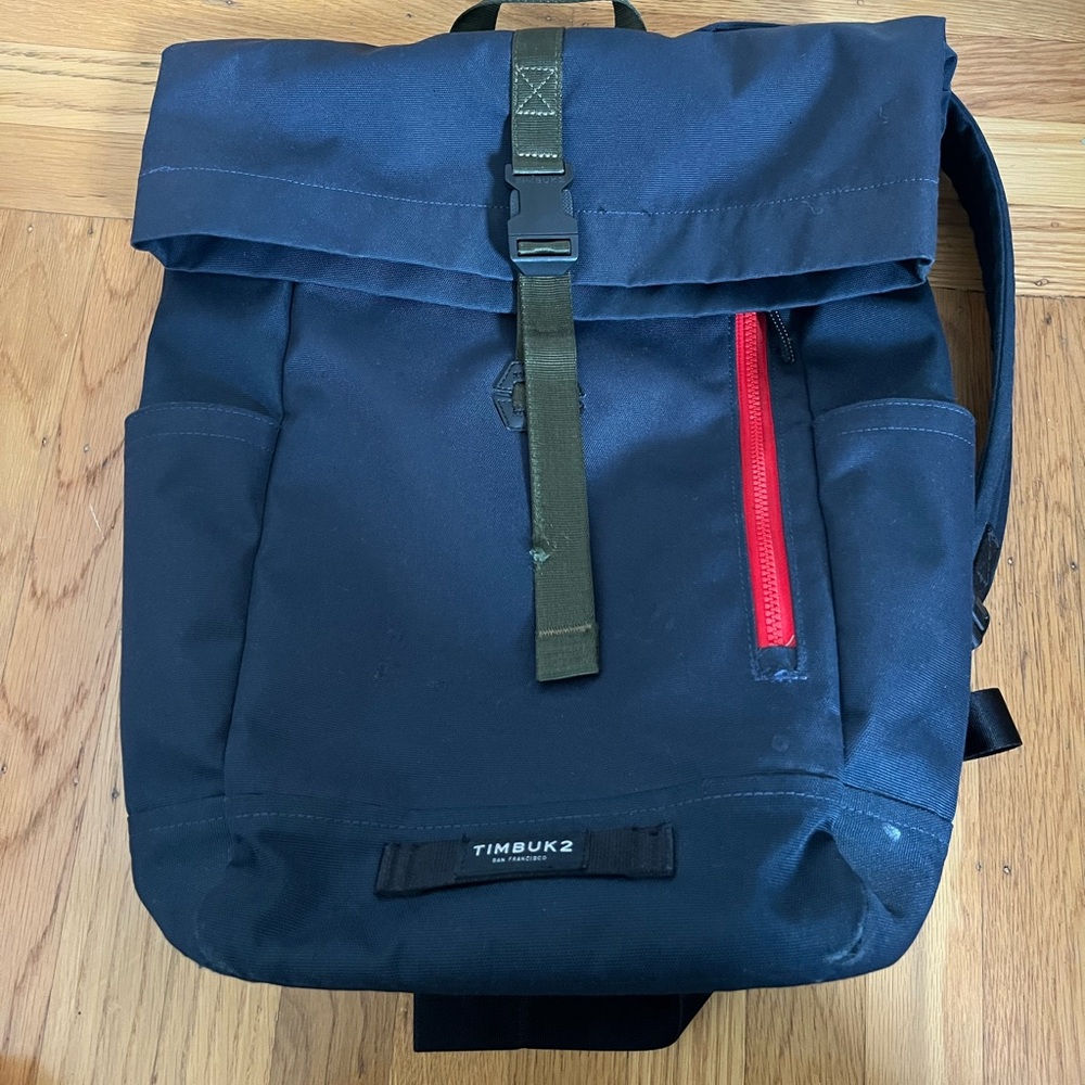 Timbuk2 Navy Blue Rolltop Backpack